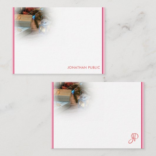 Vorlage für benutzerdefinierte Weihnachtshandschri (Vorne/Hinten)