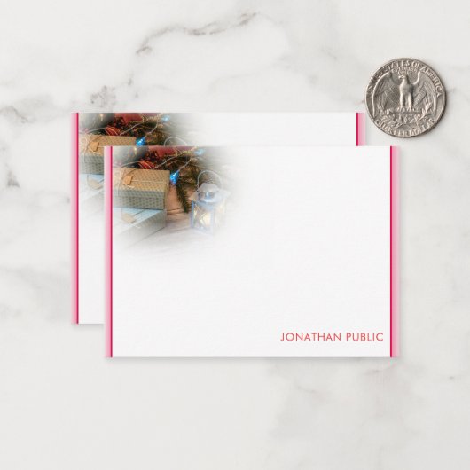 Vorlage für benutzerdefinierte Weihnachtshandschri (Vorderseite/Rückseite Beispiel)