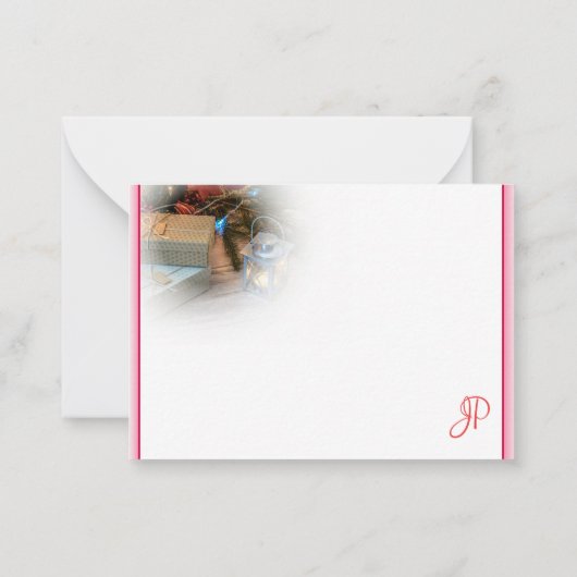 Vorlage für benutzerdefinierte Weihnachtshandschri (Rückseite)