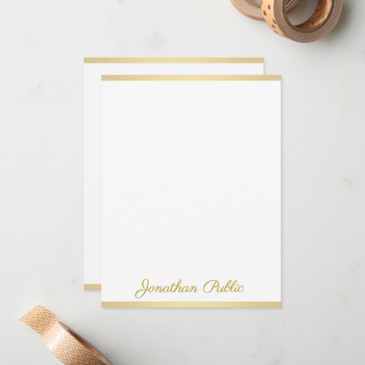 Vorlage für benutzerdefinierten handgeschriebenen (Vorderseite/Rückseite Beispiel)