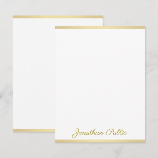 Vorlage für benutzerdefinierten handgeschriebenen  (Vorne/Hinten)