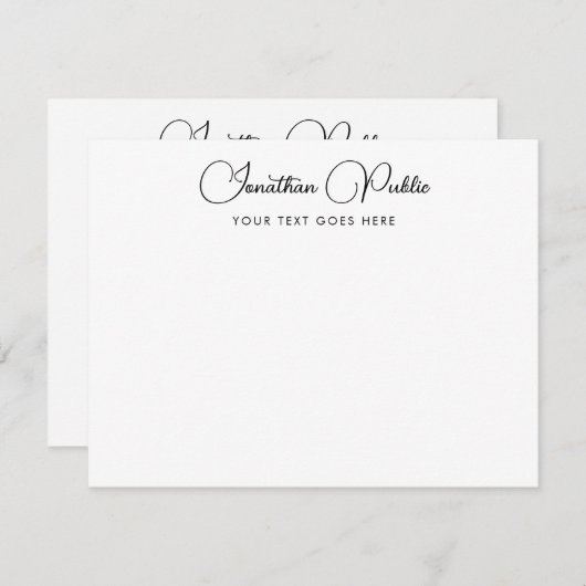 Vorlage für benutzerdefinierten, modernen, handsch (Vorne/Hinten)