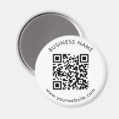 Vorlage für benutzerdefinierten QR-Code Magnet (Vorderseite/Rückseite)