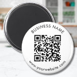 Vorlage für benutzerdefinierten QR-Code Magnet<br><div class="desc">Laden Sie einen QR-Code hoch, fügen Sie Text hinzu und erstellen Sie einfach Ihren personalisierten Magneten. Klicken Sie auf DESIGN BEARBEITEN, um die Hintergrundfarbe hinzuzufügen oder die Textfarbe zu ändern. Sie können dieses Design auf anderen Zazzle-Produkten übertragen und an die meisten Zazzle-Produkte anpassen. Standard Studio Designs werden in hochauflösender Grafik...</div>