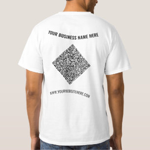 Vorlage für benutzerdefinierten QR-Code und T - Sh T-Shirt