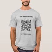 Vorlage für benutzerdefinierten QR-Code und T - Sh T-Shirt (Vorderseite)