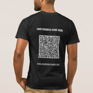 Vorlage für benutzerdefinierten QR-Code und T - Sh T-Shirt