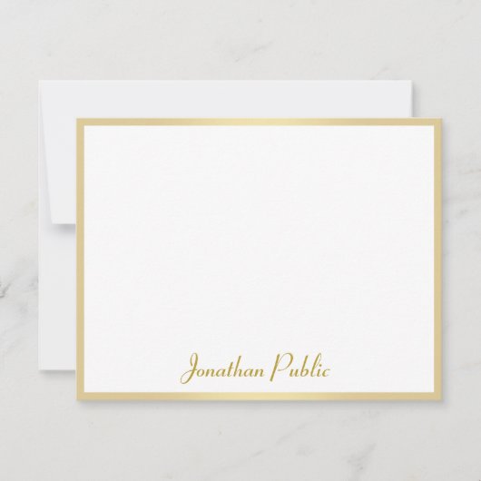 Vorlage für benutzerdefinierten Skriptansatz Gold (Vorderseite)