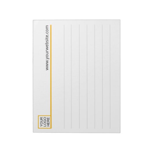 Vorlage für benutzerdefiniertes Business Notepad Notizblock (Rotiert)