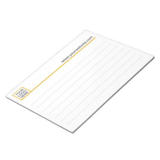 Vorlage für benutzerdefiniertes Business Notepad Notizblock (angewinkelt)