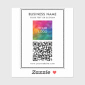 Vorlage für benutzerdefiniertes Firmenlogo Hinzufü Aufkleber (Blatt)