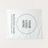 Vorlage für benutzerdefiniertes Firmenlogo Hinzufü Wandteppich (Vorderseite (Horizontal))