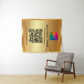 Vorlage für benutzerdefiniertes Firmenlogo Hinzufü Wandteppich (Beispiel (Horizontal))