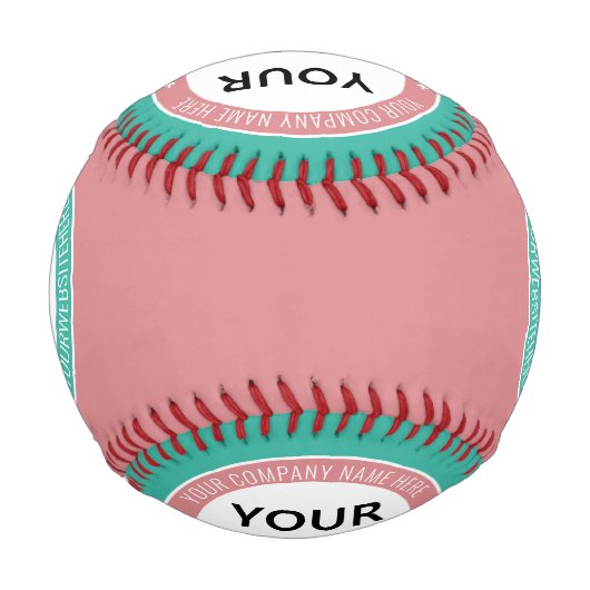 Vorlage für benutzerdefiniertes Firmenlogo und Tex Baseball (Rückseite)