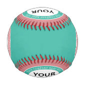 Vorlage für benutzerdefiniertes Firmenlogo und Tex Baseball (Vorderseite)