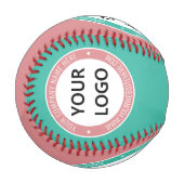Vorlage für benutzerdefiniertes Firmenlogo und Tex Baseball (Vorderseite Links)
