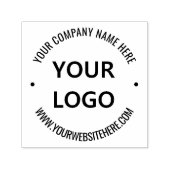 Vorlage für benutzerdefiniertes Firmenlogo und Tex Permastempel (Design)