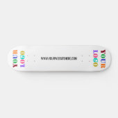 Vorlage für benutzerdefiniertes Firmenlogo und Tex Skateboard (Horizontal)