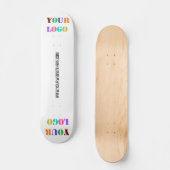 Vorlage für benutzerdefiniertes Firmenlogo und Tex Skateboard (Vorderseite)