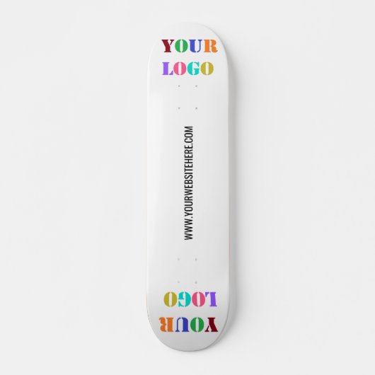 Vorlage für benutzerdefiniertes Firmenlogo und Tex Skateboard (Vorne)