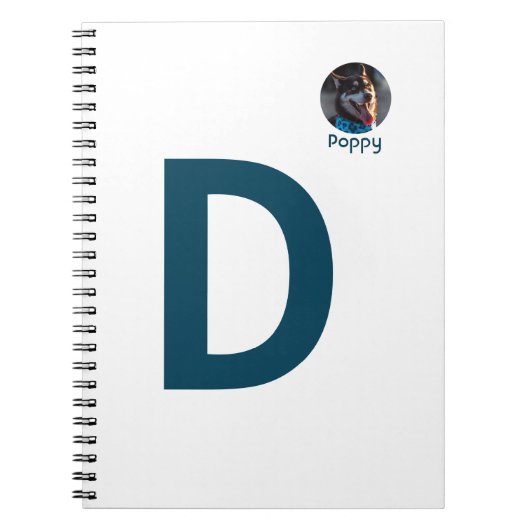 Vorlage für benutzerdefiniertes Foto und erstes Mo Notizblock (Vorderseite)