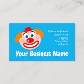 Vorlage für berufliche Clowact-Visitenkarten Visitenkarte (Vorderseite)