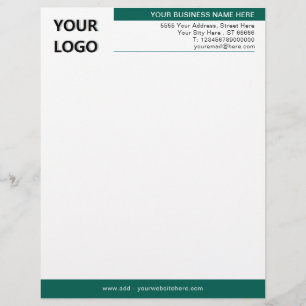 Vorlage für berufliche Firmenbriefe mit Logo Briefbogen