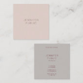 Vorlage für berufliche, moderne Trend-Farben Quadratische Visitenkarte (Vorne/Hinten)