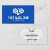 Vorlage für berufliche Pay-Tennis-Visitenkarte Visitenkarte (Vorne/Hinten)