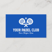 Vorlage für berufliche Pay-Tennis-Visitenkarte Visitenkarte (Vorderseite)
