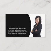 Vorlage für berufliche Realtor-Visitenkarten Visitenkarte (Rückseite)