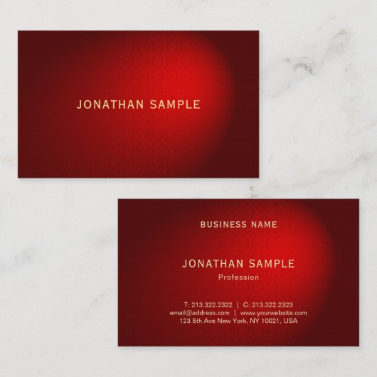 Vorlage für berufliche schwarze Damaskus Visitenkarte (Vorne/Hinten)