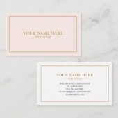 Vorlage für Berufliche Visitenkarten Visitenkarte (Vorne/Hinten)