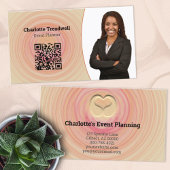 Vorlage für beruflichen Abstrakten QR-Code Visitenkarte