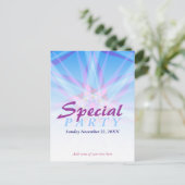 Vorlage für besondere Party Einladungen Postkarte (Stehend Vorderseite)