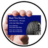 Vorlage für Best Tire Store Business Card Visitenkarte