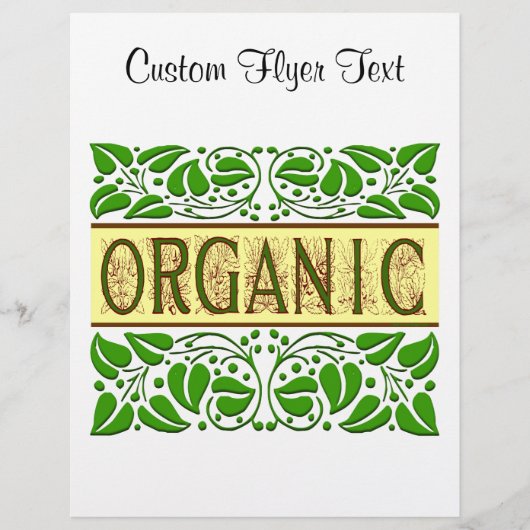 Vorlage für Bio Sprichwort-Flyer Flyer (Vorne)