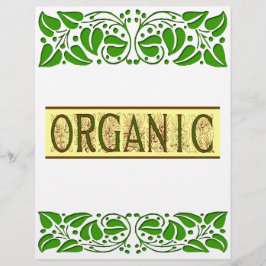 Vorlage für Bio Sprichwort-Flyer Flyer