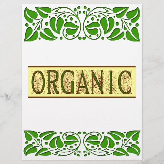 Vorlage für Bio Sprichwort-Flyer Flyer (Vorne)