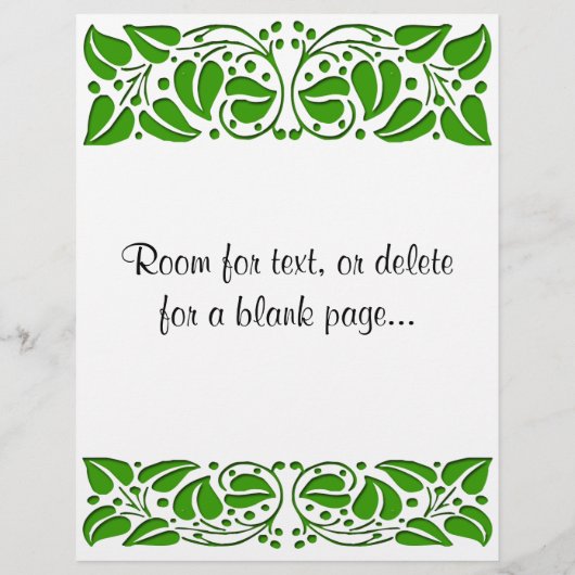 Vorlage für Bio Sprichwort-Flyer Flyer (Hinten)