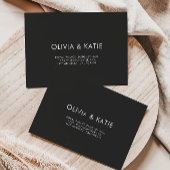 Vorlage für Black Wedding Envelope