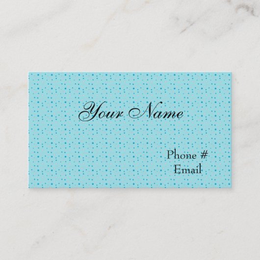 Vorlage für blaue Visitenkarte im Designer (Vorderseite)