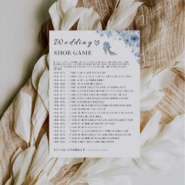 Vorlage für blaues Hochzeitsschuh,