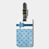Vorlage für Blue Star-Gepäckstempel Gepäckanhänger (Vorderseite vertikal)