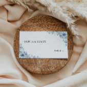 Vorlage für Blue Wedding-Platzkarten