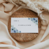 Vorlage für Blue Wedding-Platzkarten