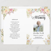 Vorlage für Blumenbeerdigung (Vorne/Hinten)