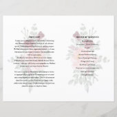 Vorlage für Blumenbeerdigung (Rückseite)