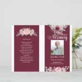 Vorlage für Blumenbeerdigung (Stehend Vorderseite)