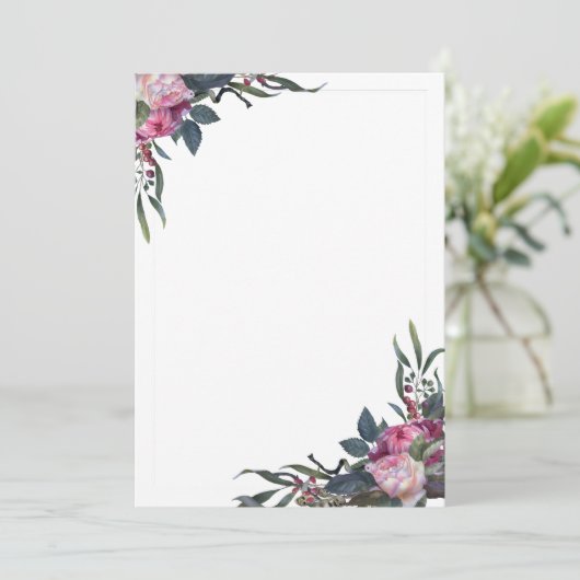 Vorlage für Blumenecken (Stehend Vorderseite)